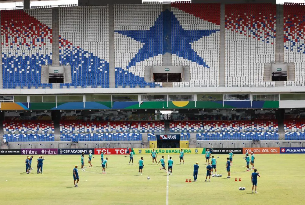 Seleção Brasileira realiza último treino antes do embarque para a Venezuela