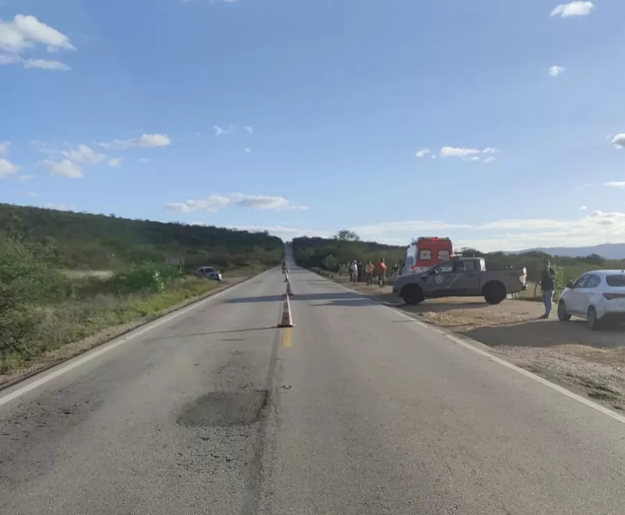 Acidente fatal na BR-030 envolvendo automóvel e Motocicleta em Brumado