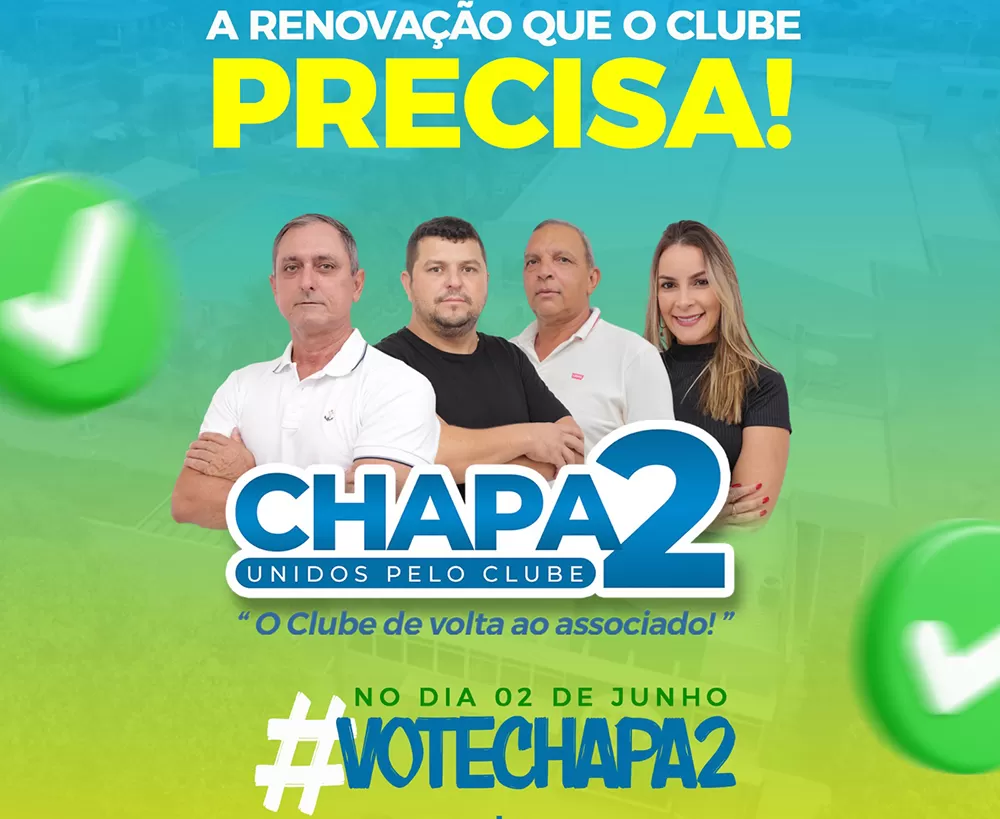 Chapa 2 apresenta propostas inovadoras para eleições no Clube Social de Brumado