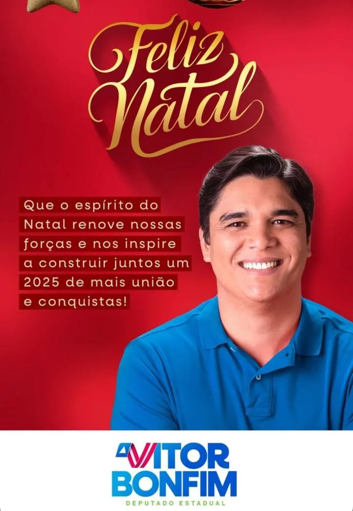 Vitor Bonfim Deseja um Natal de União e Esperança para Todos