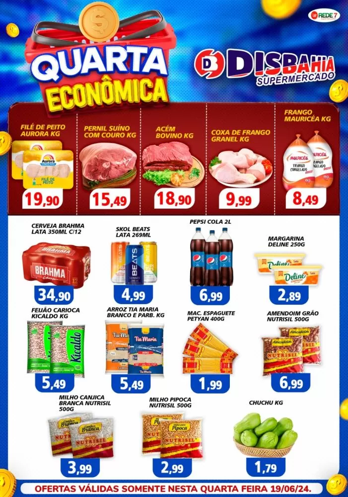 Economize na Quarta Econômica do Disbahia Supermercado!