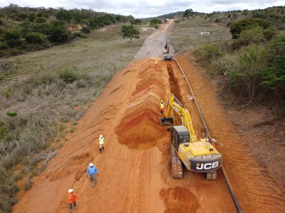 Obras do projeto Gás Sudoeste já alcançam mais de 170 km de extensão