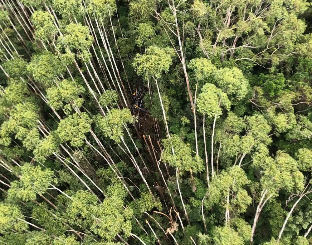 Após 12 Dias de Buscas, Helicóptero Desaparecido com 4 Pessoas em SP é Localizado em Paraibuna