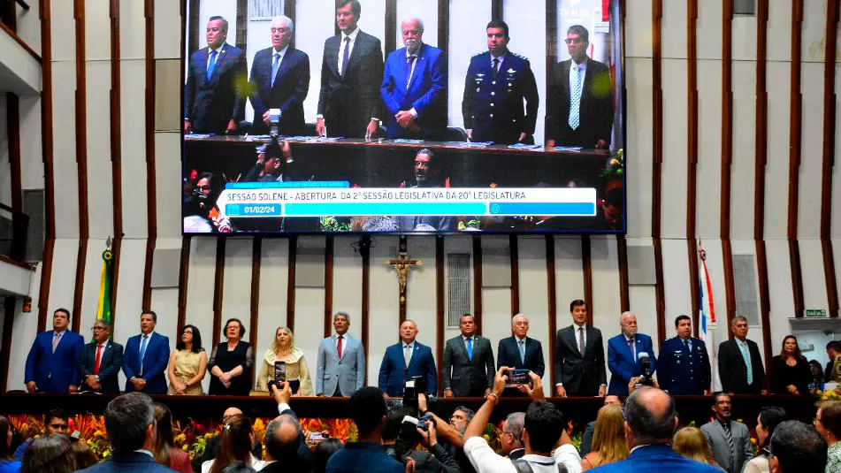 Sessão solene marca reabertura dos trabalhos da Assembleia Legislativa da Bahia