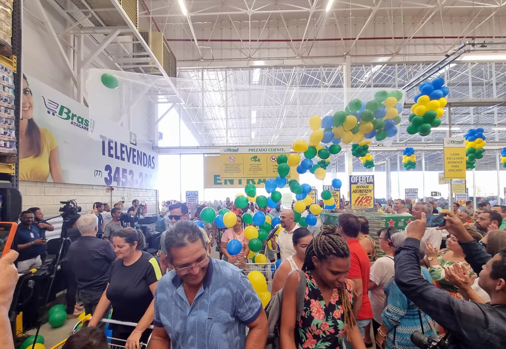 Brasil Atacarejo é inaugurado em Brumado com grande expectativa