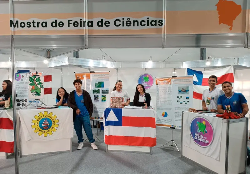 Estudantes da rede estadual apresentam projetos científicos durante a 76ª SBPC, no Pará