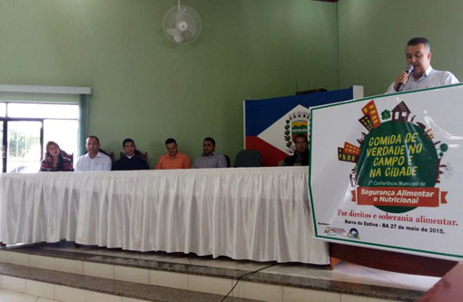 Barra da Estiva realiza a 1ª Conferência Municipal de Segurança Alimentar e Nutricional