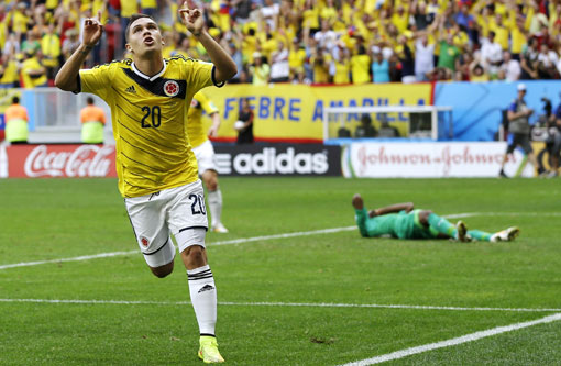 Copa do Mundo: Colômbia vence Costa do Marfim por 2 a 1