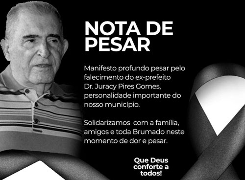 Brumado: Vereadora Ilka Abreu emite nota de pesar pela morte do Dr. Juracy Pires Gomes