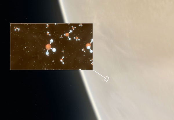 Molécula rara em Vênus pode sinalizar presença de vida extraterrestre