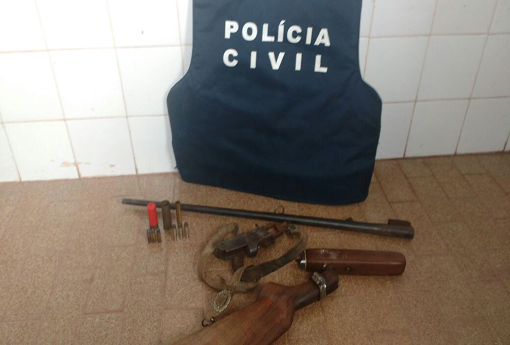 Barra da Estiva: Polícia Civil prende indivíduo por posse irregular de arma de fogo